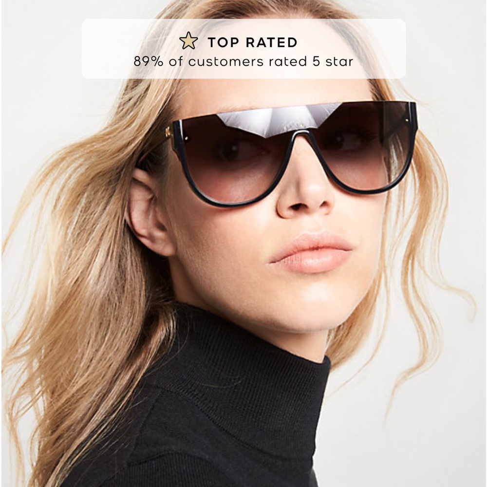 Michael Kors Black Oversized Sunglasses